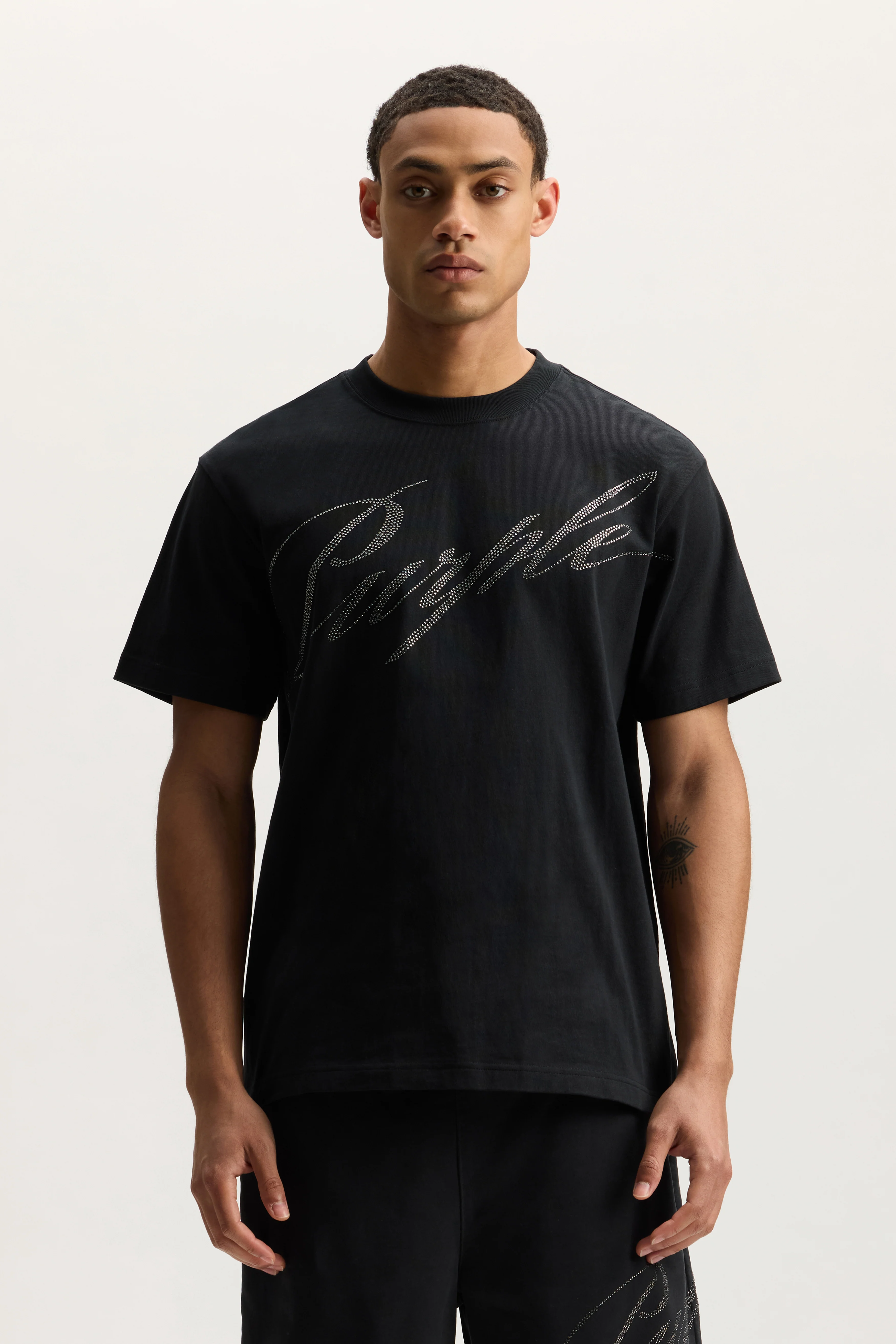 Crystal Slanted Script Tee - Image 2