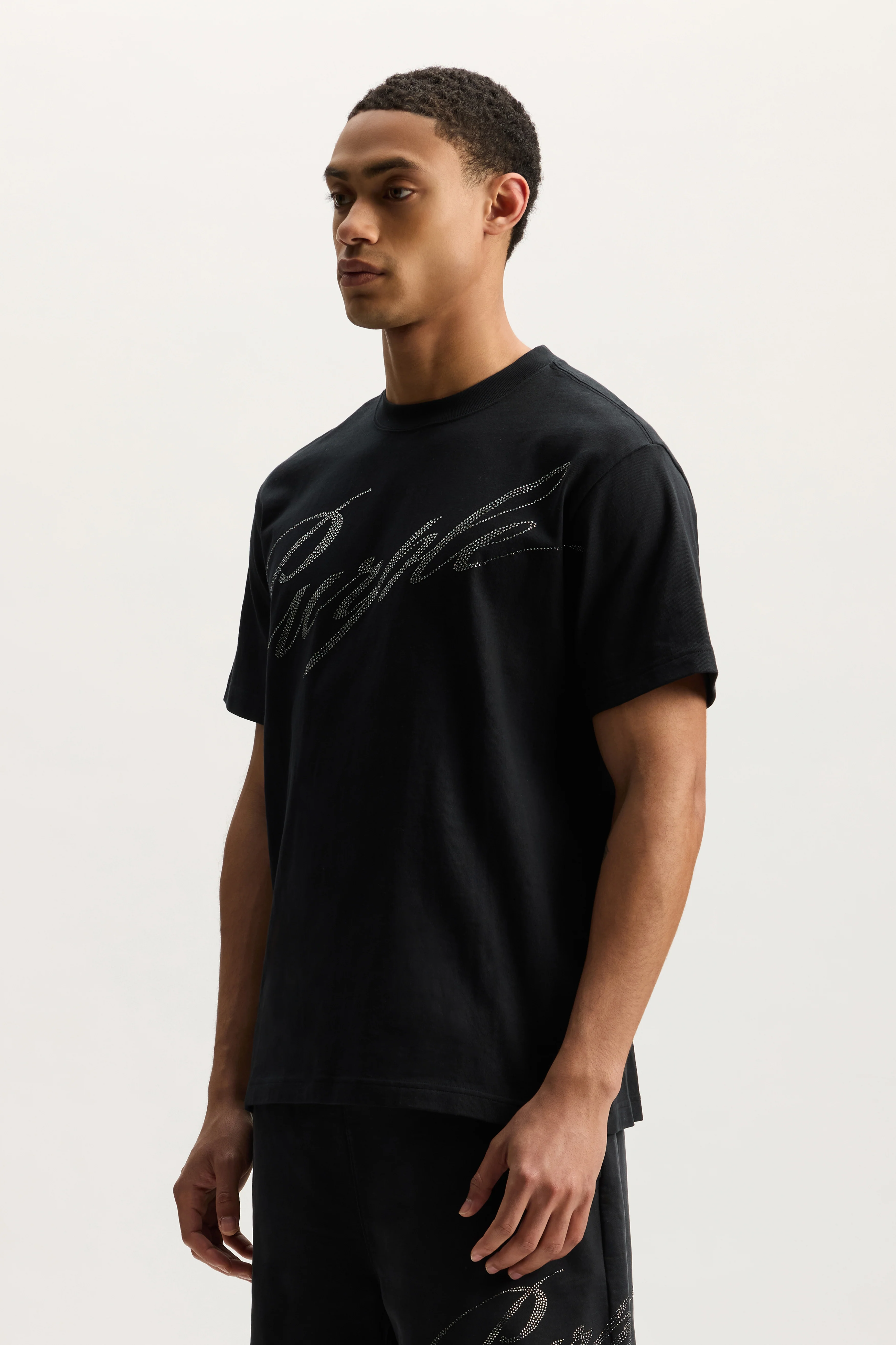 Crystal Slanted Script Tee - Image 3