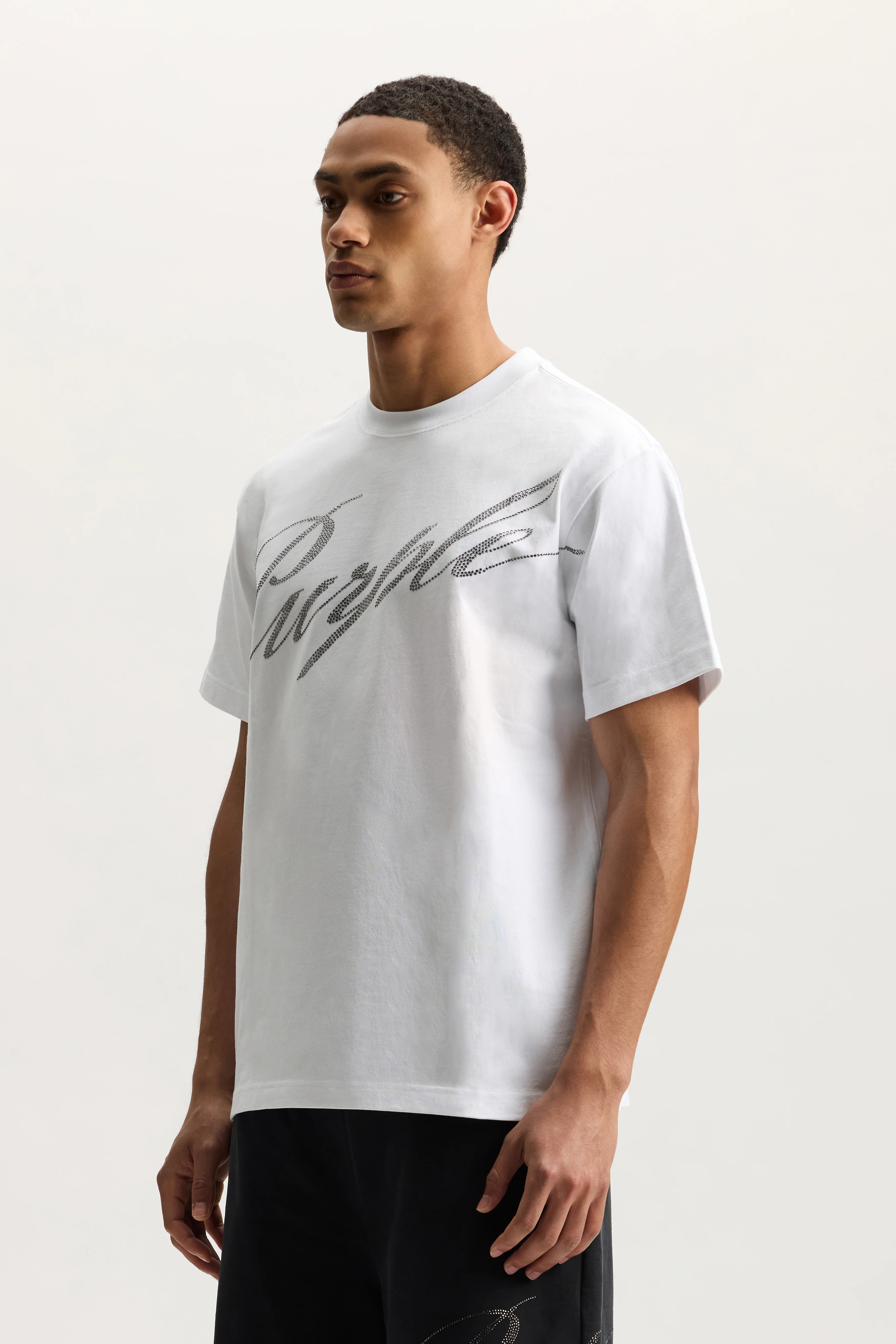 Crystal Slanted Script Tee - Image 3