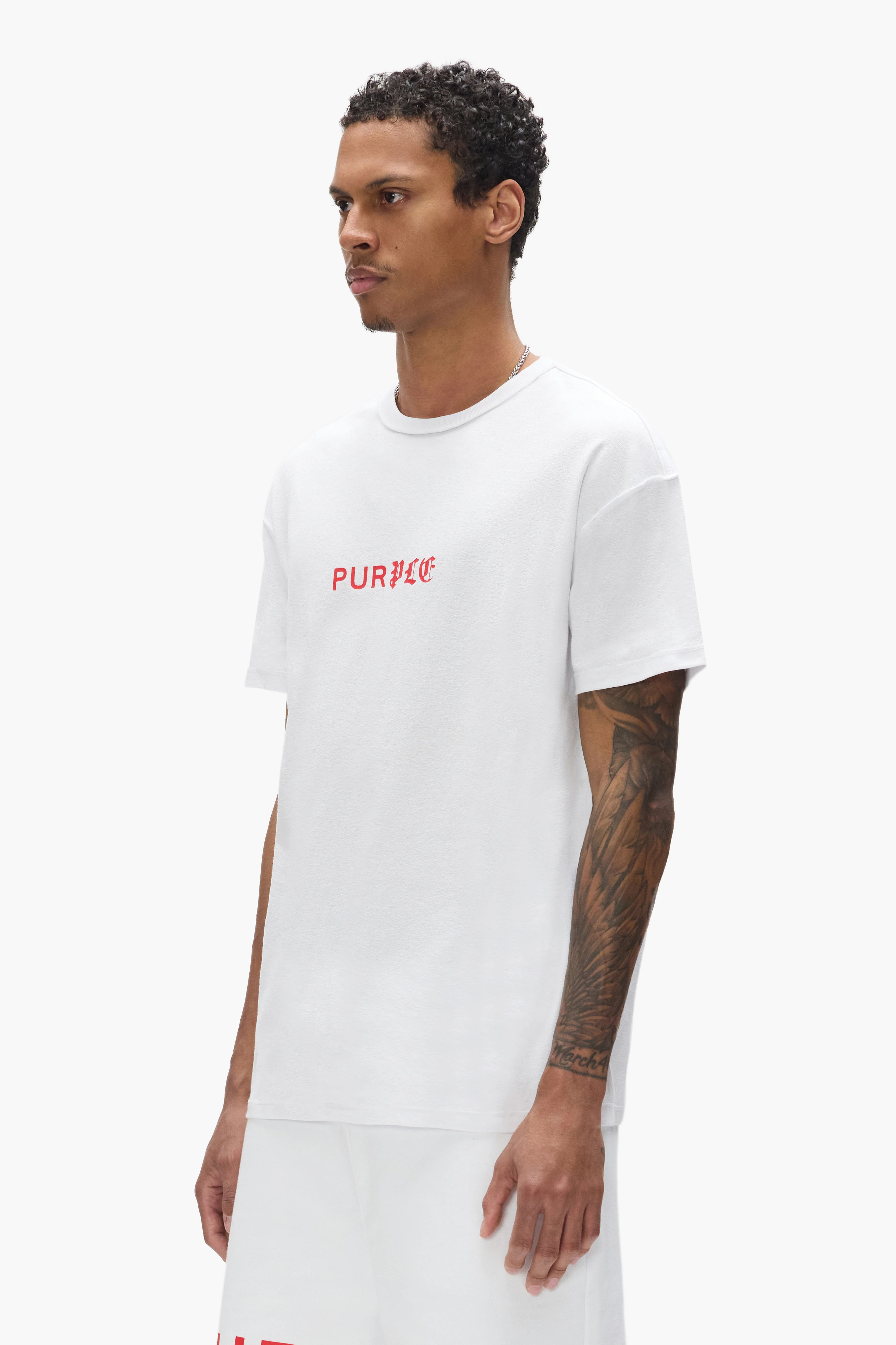Half & Half Wordmark Tee - Image 2
