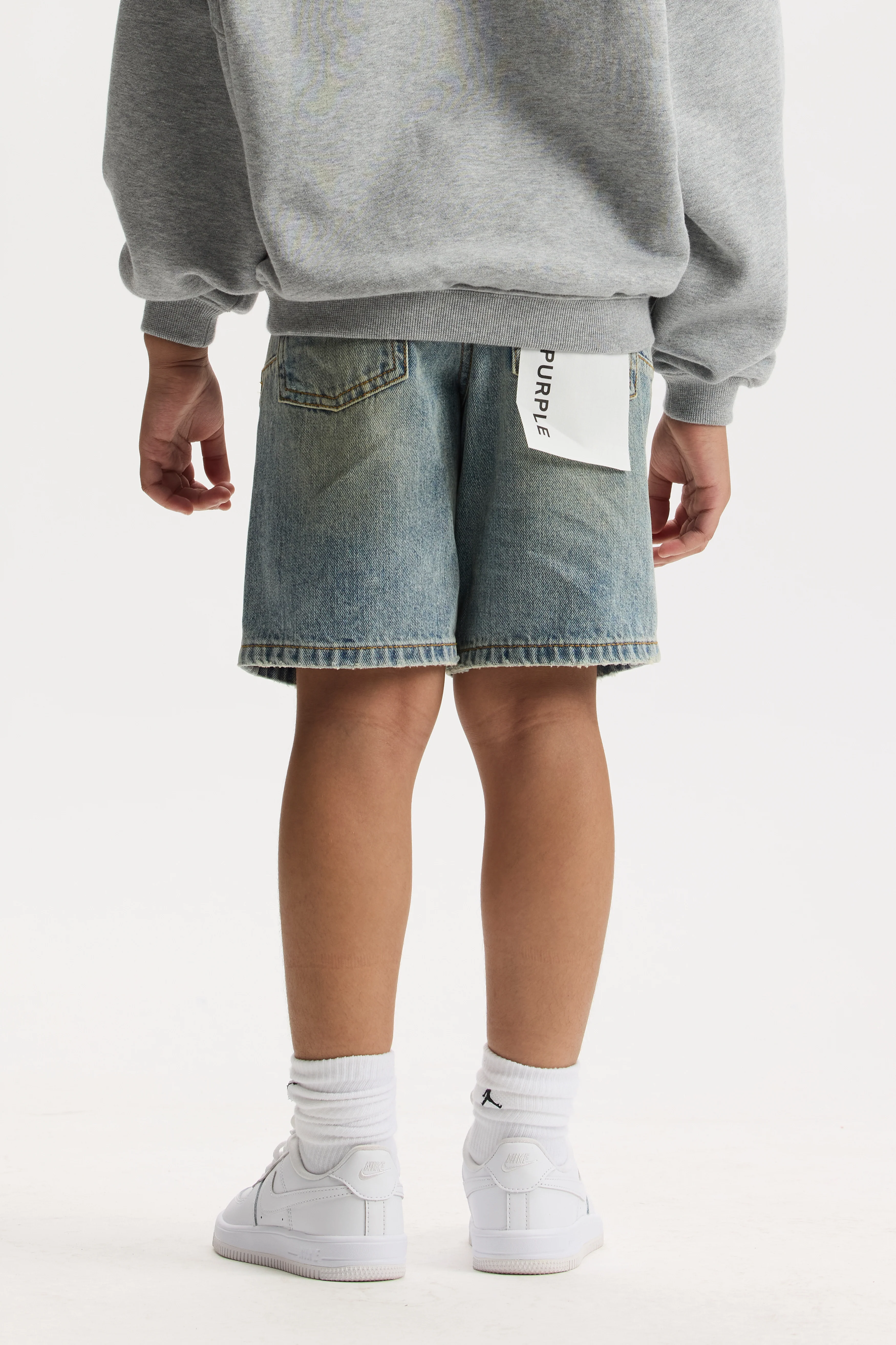 Kids' Faros Rip Patched Shorts - Image 2