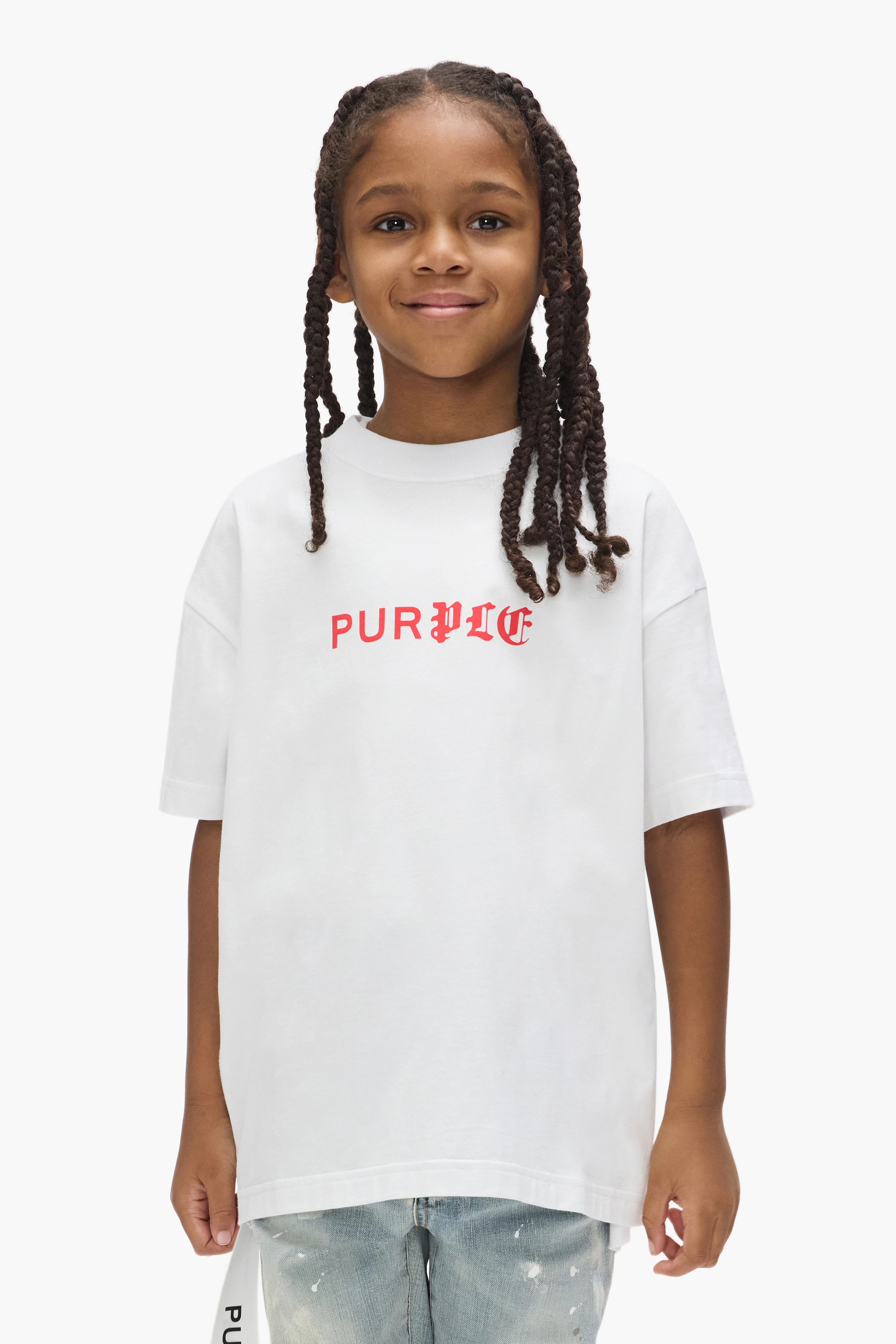 Kids' Half & Half Wordmark Tee
