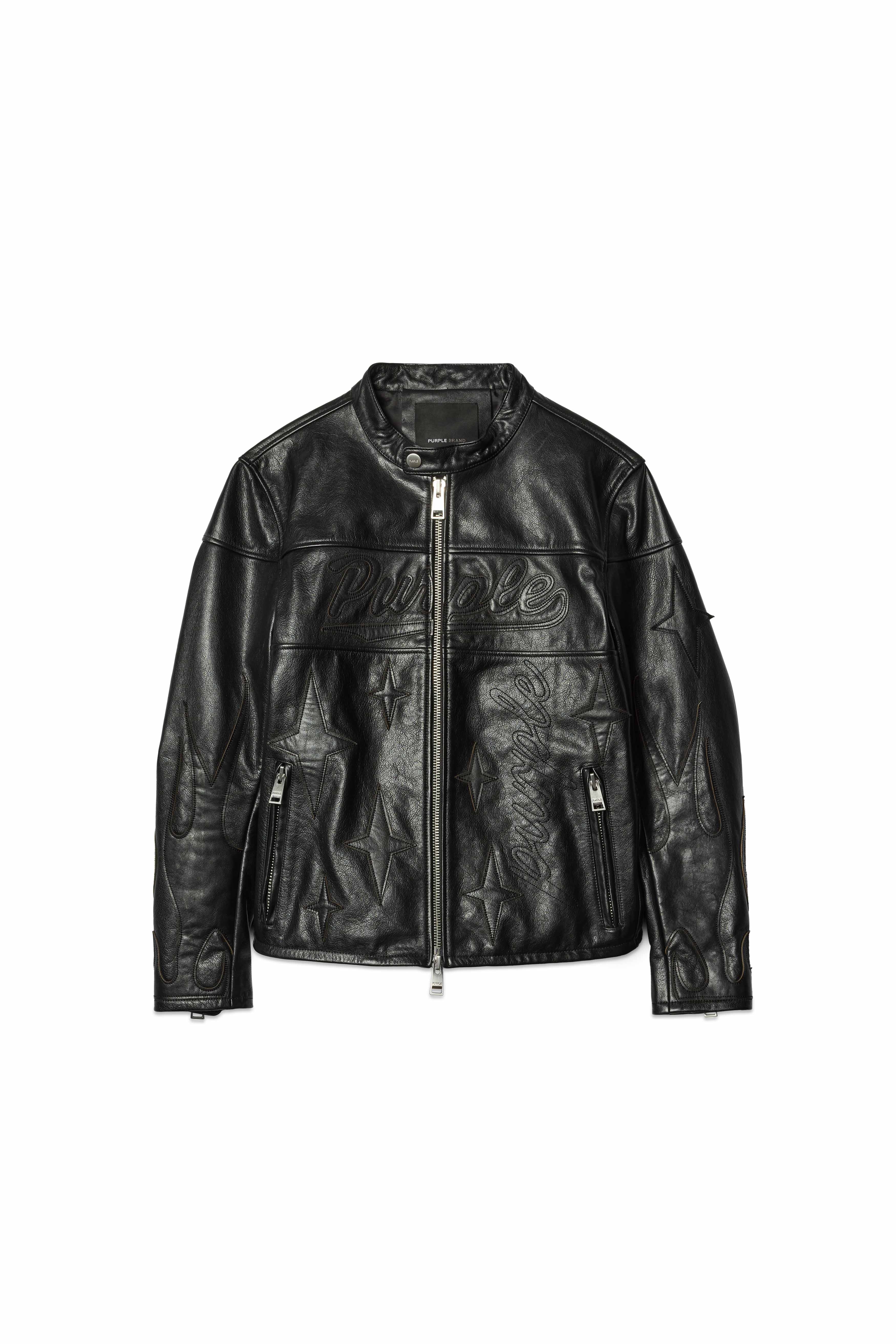 Leather Moto Jacket - Image 4