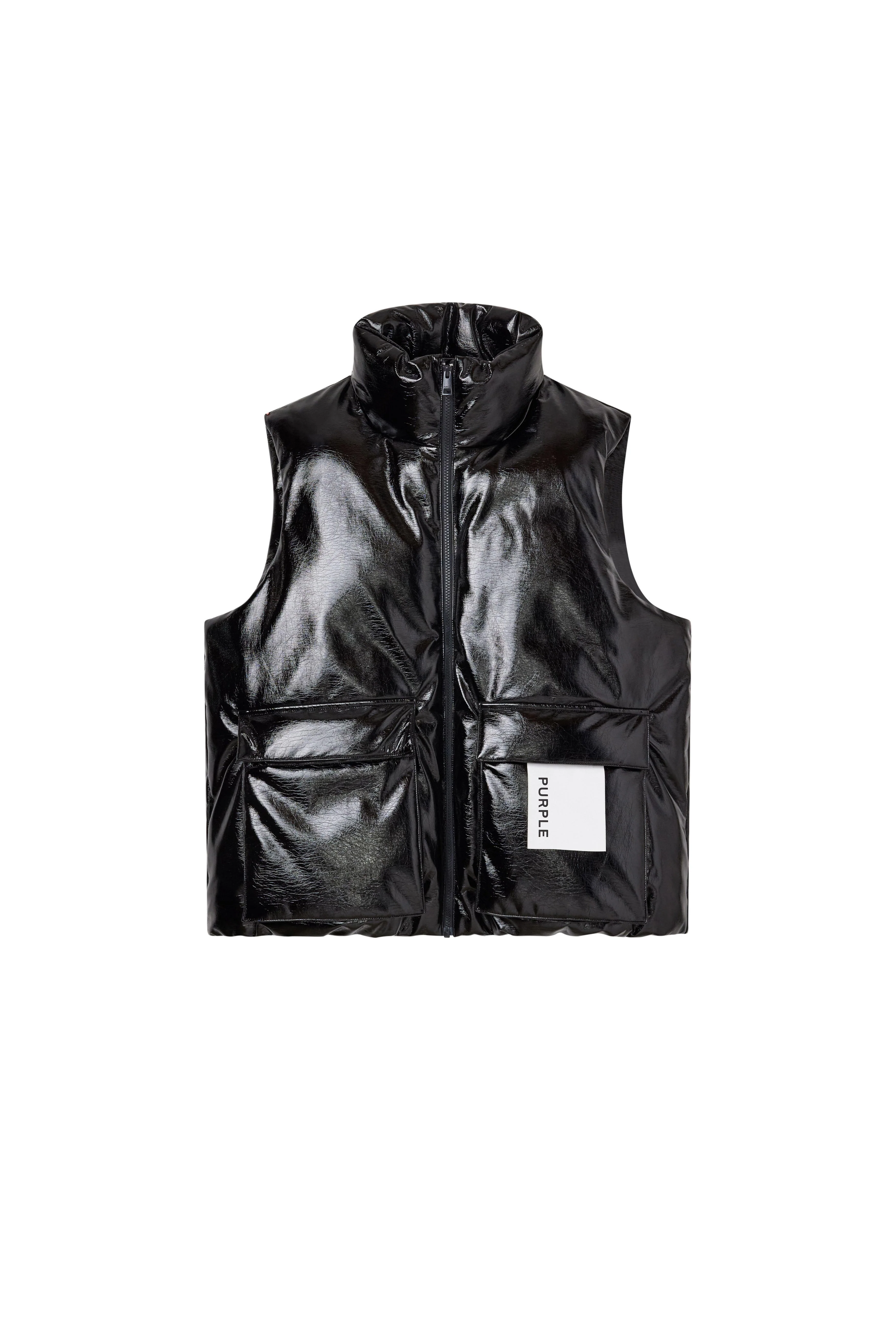 Leather Puffer Vest - Image 6
