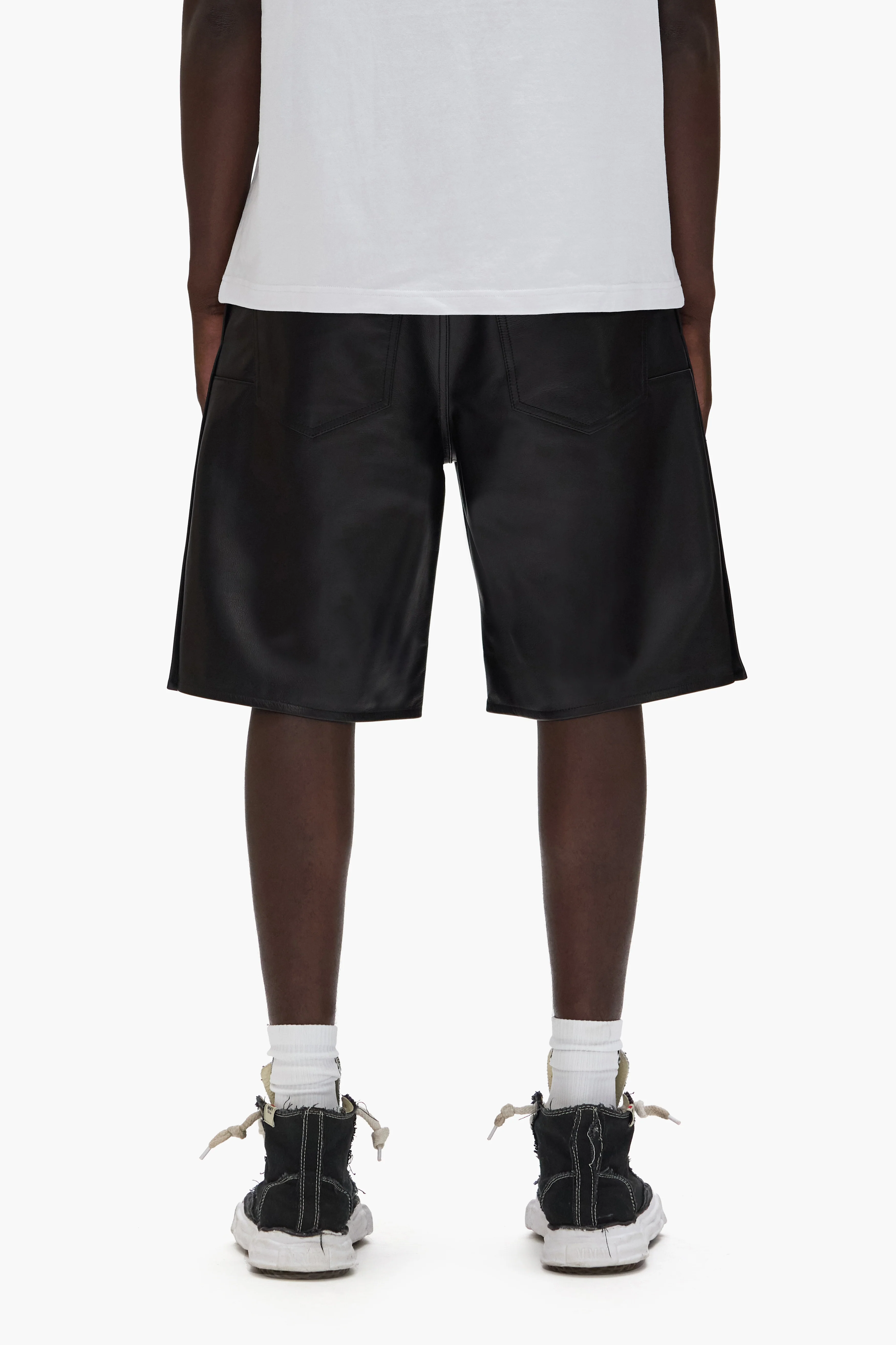 Leather Tearaway Shorts - Image 3