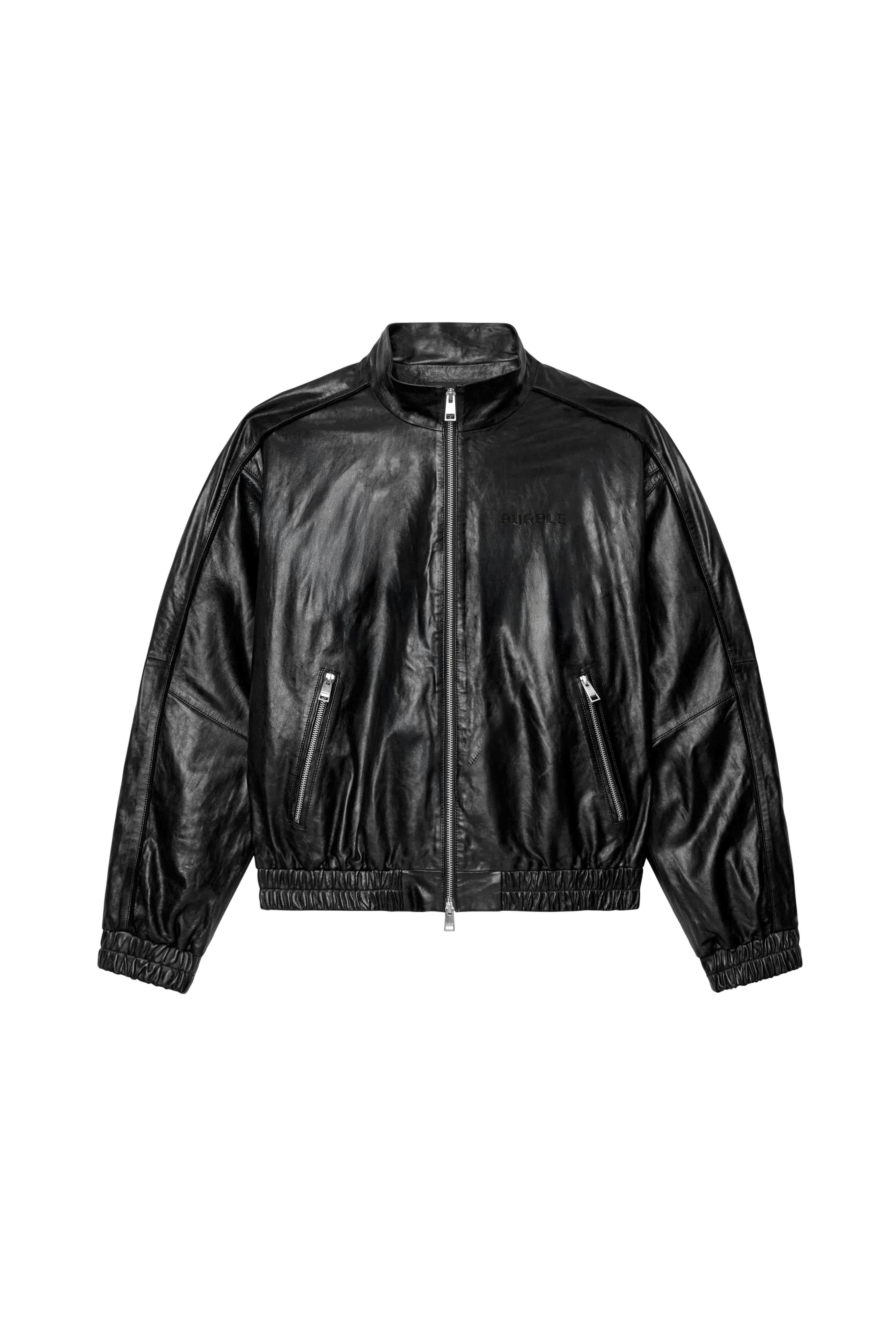 Leather Track Jacket - Image 4