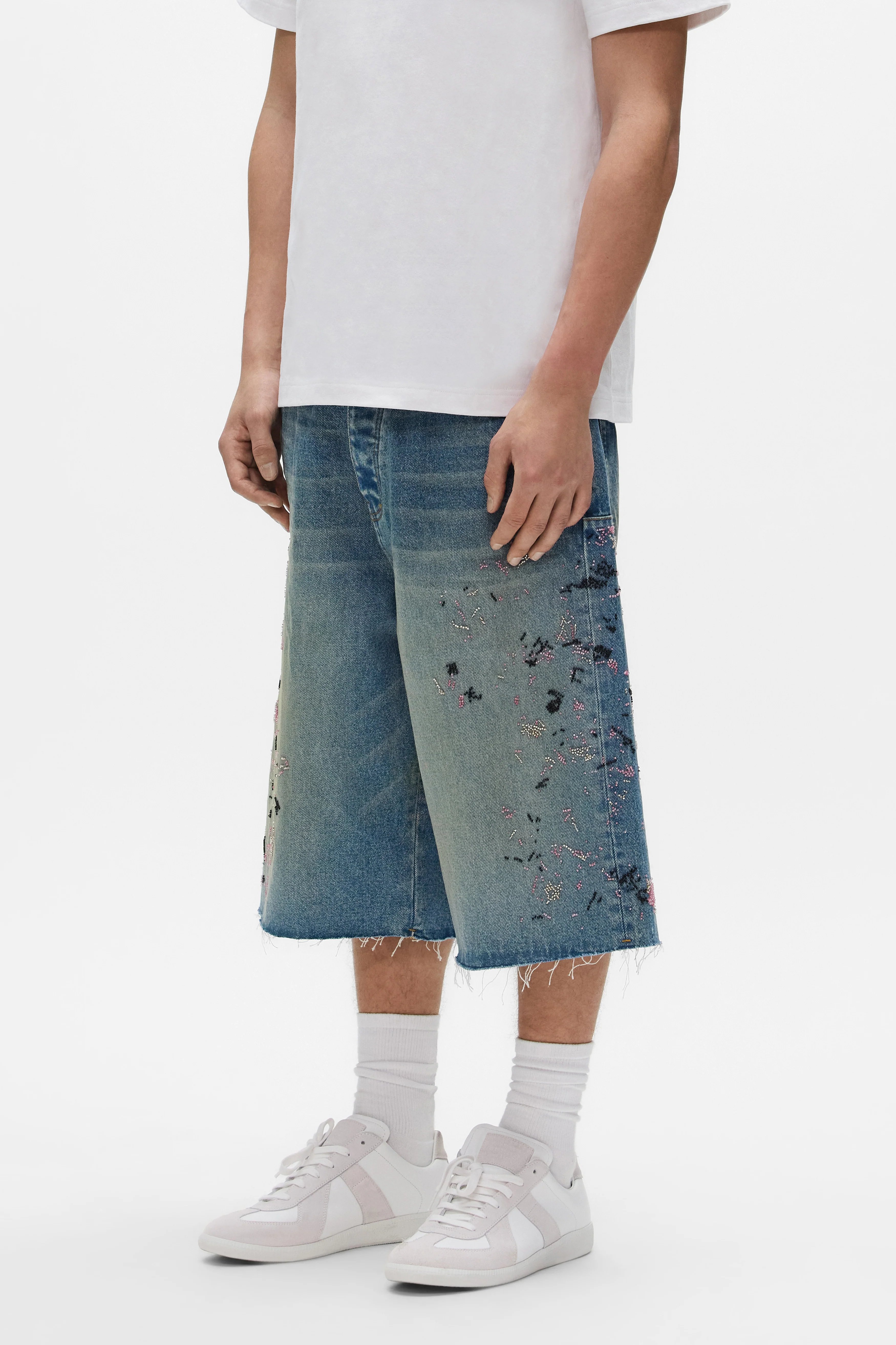 P070 Beaded Splatter Short - Image 2