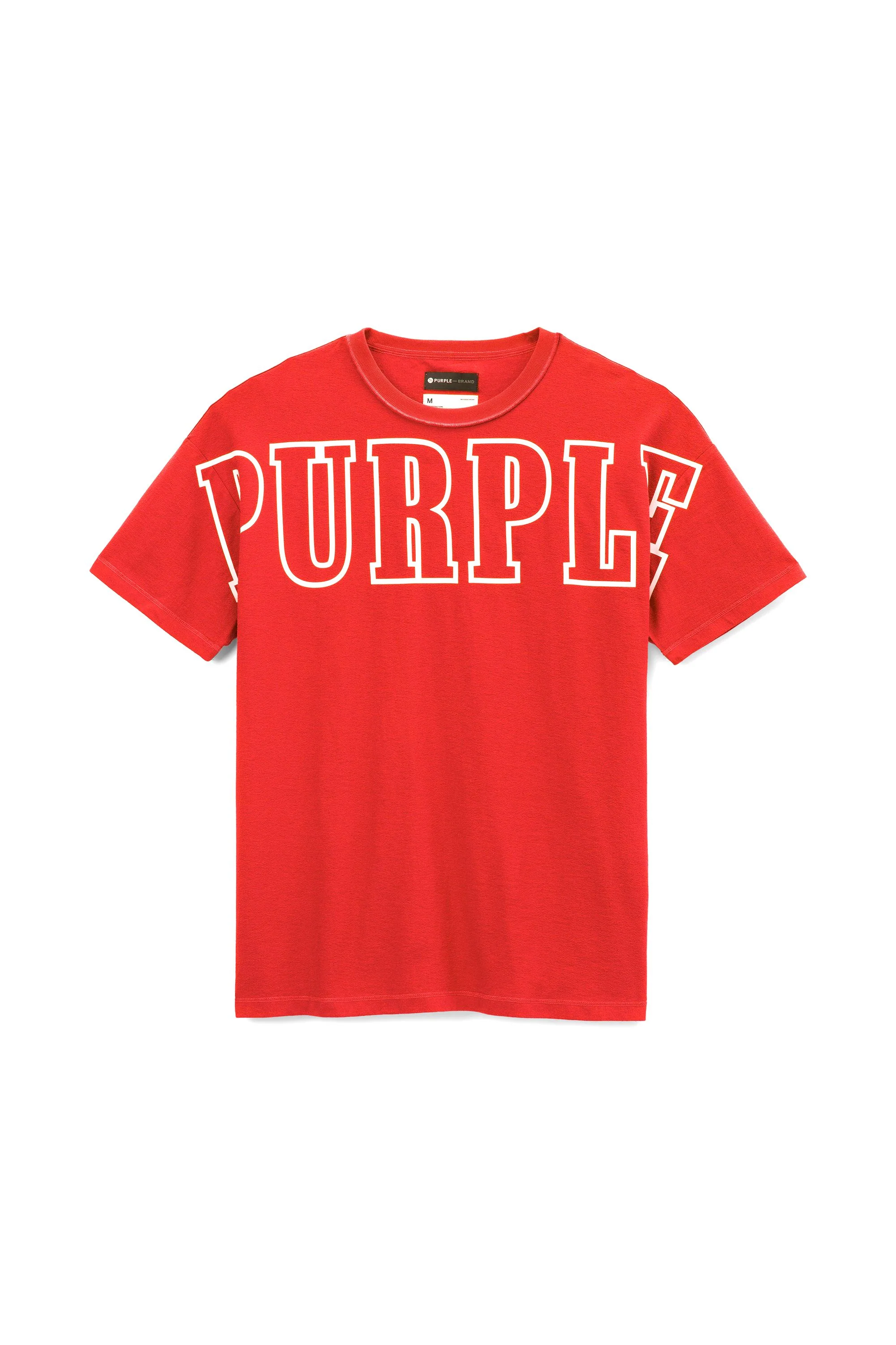 P101 RELAXED FIT TEE - Red - Image 5