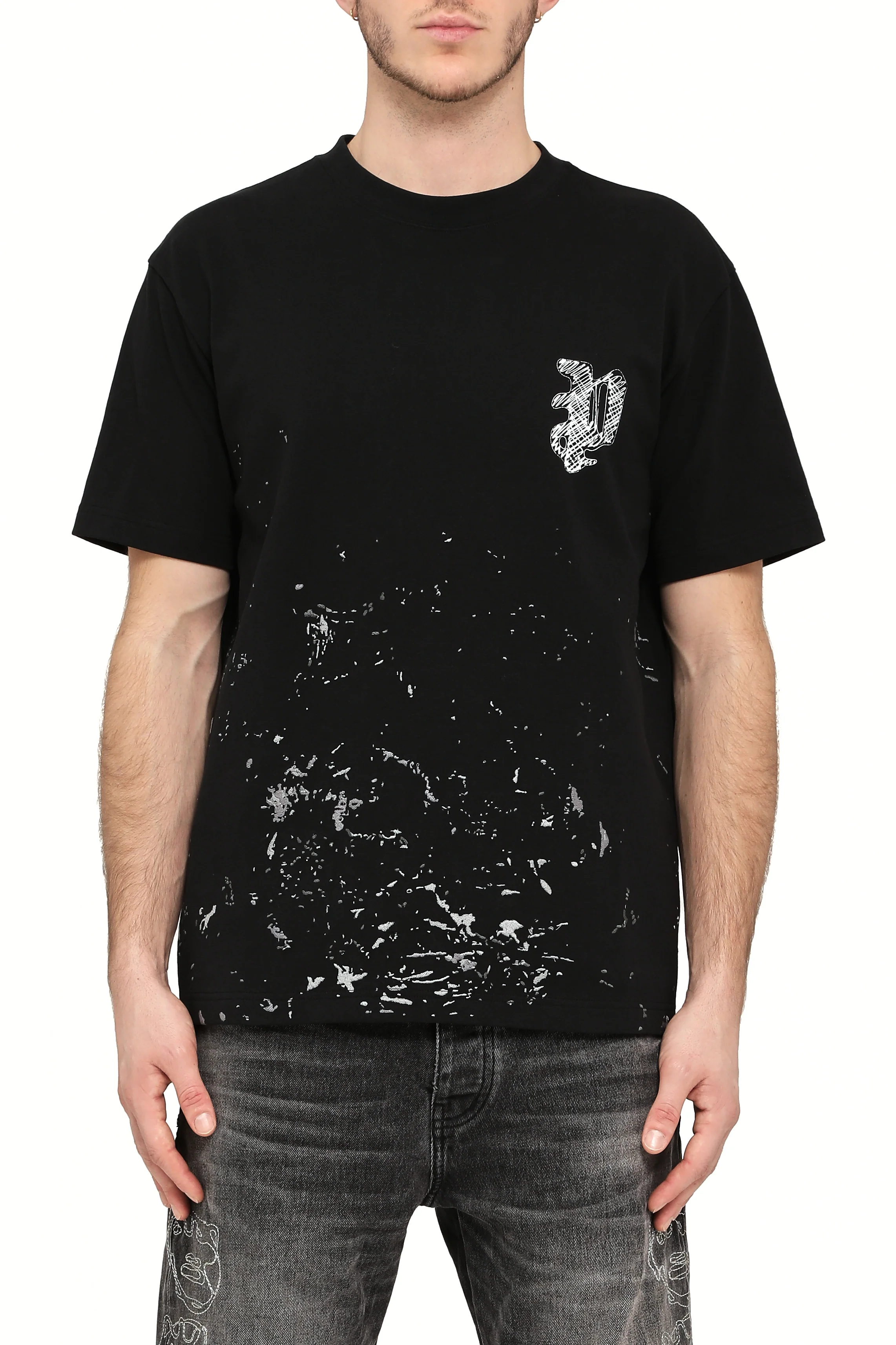 Scribbled Gothic P Tee