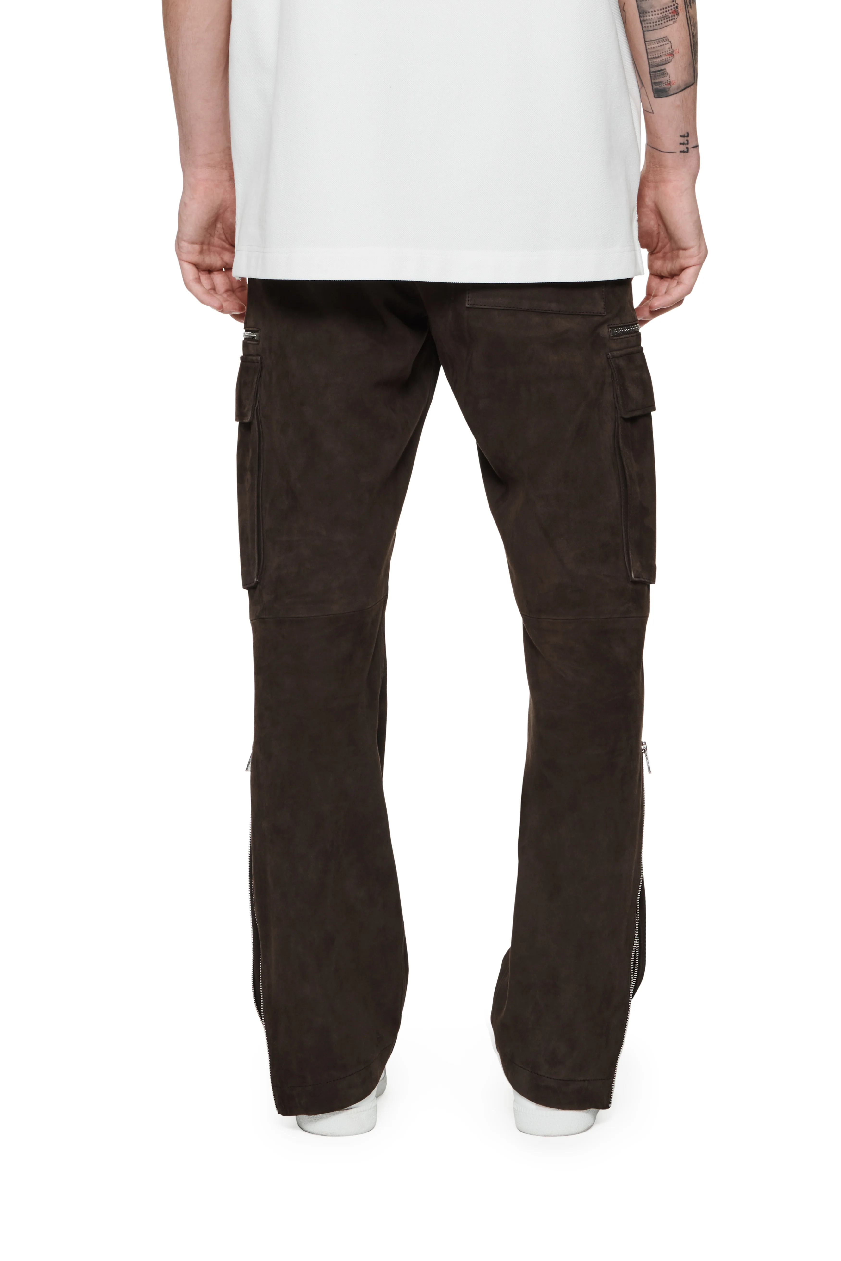 Suede Zip Cargo Pant - Image 2
