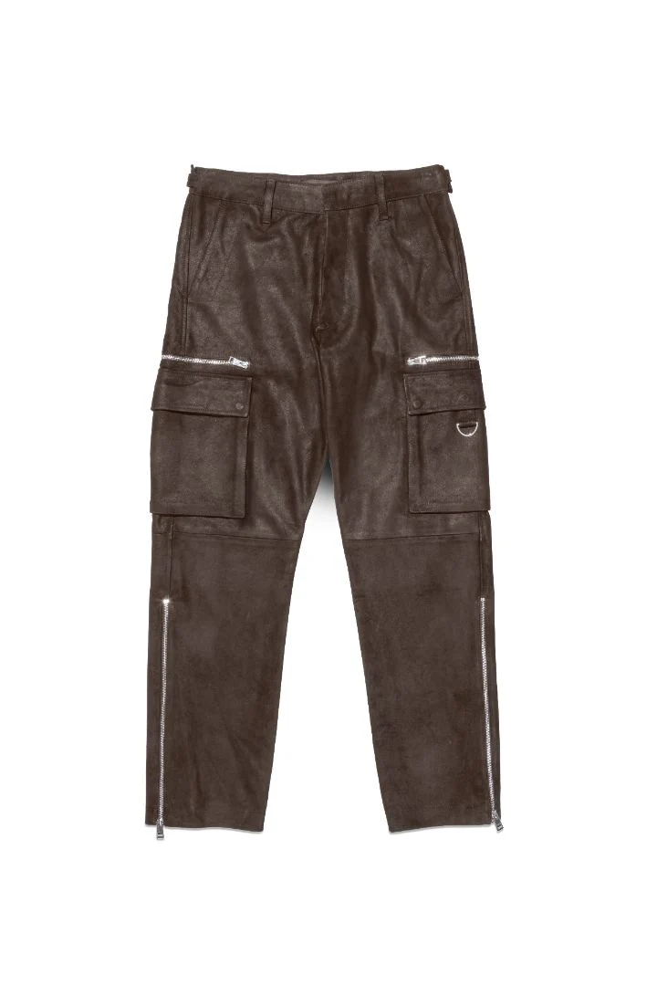 Suede Zip Cargo Pant - Image 3