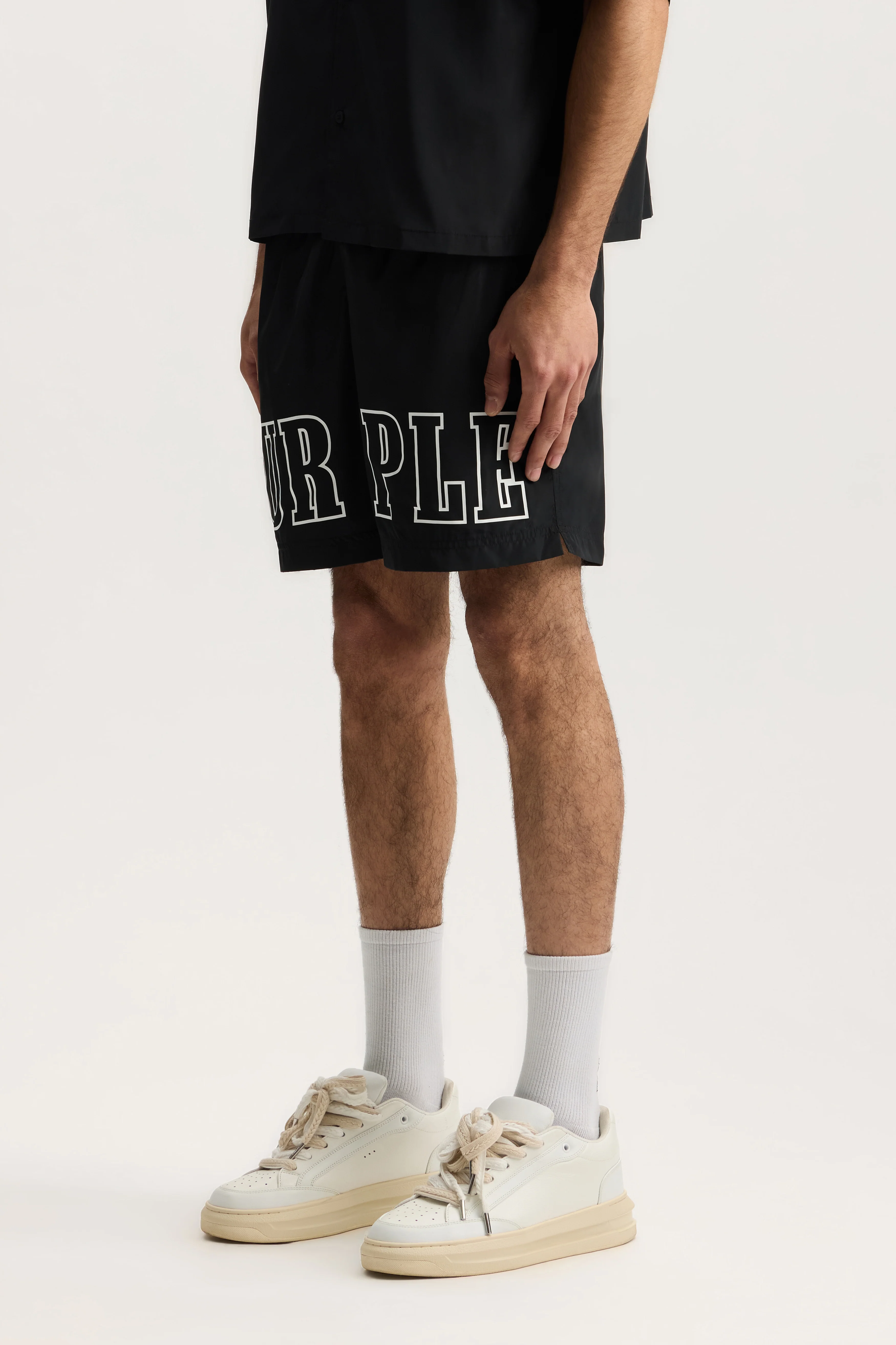 Wordmark Outline Swim Short - Image 3